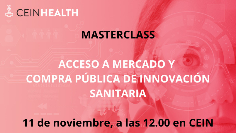 Masterclass: Acceso a mercado y compra pública de innovación sanitaria