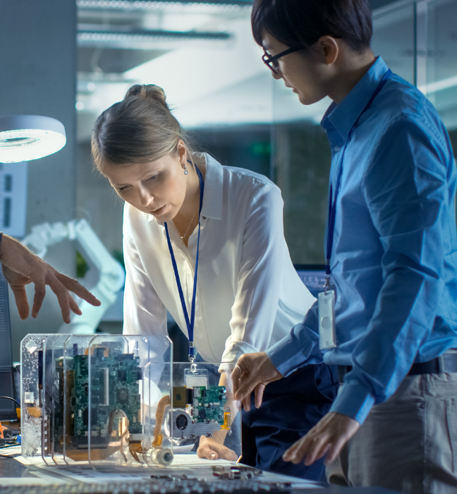 trabajadores en I+D innovación