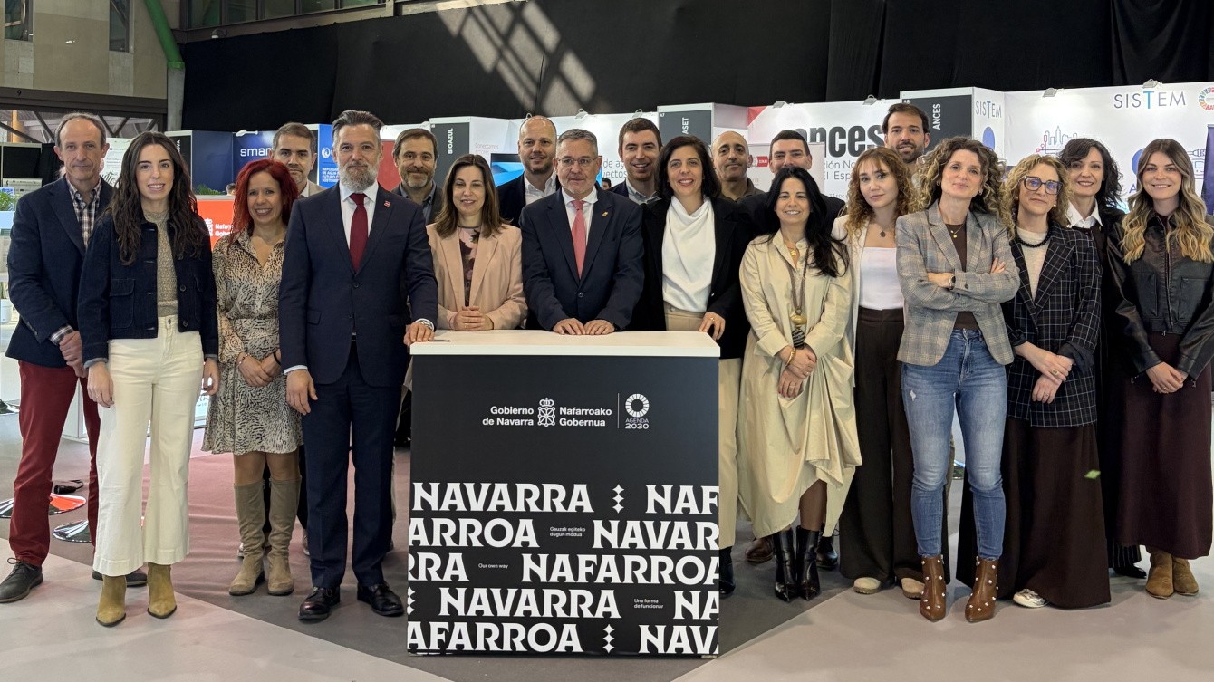 Personas integrantes de la delegación de Navarra en el Foro Transfiere 2026