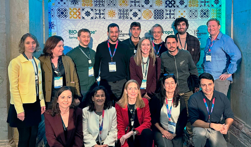 Representantes de CEIN y startups de sus ecosisitema participantes en los foros internacionales de salud BIO-Europe Spring, LSX Europe y RESI Europe