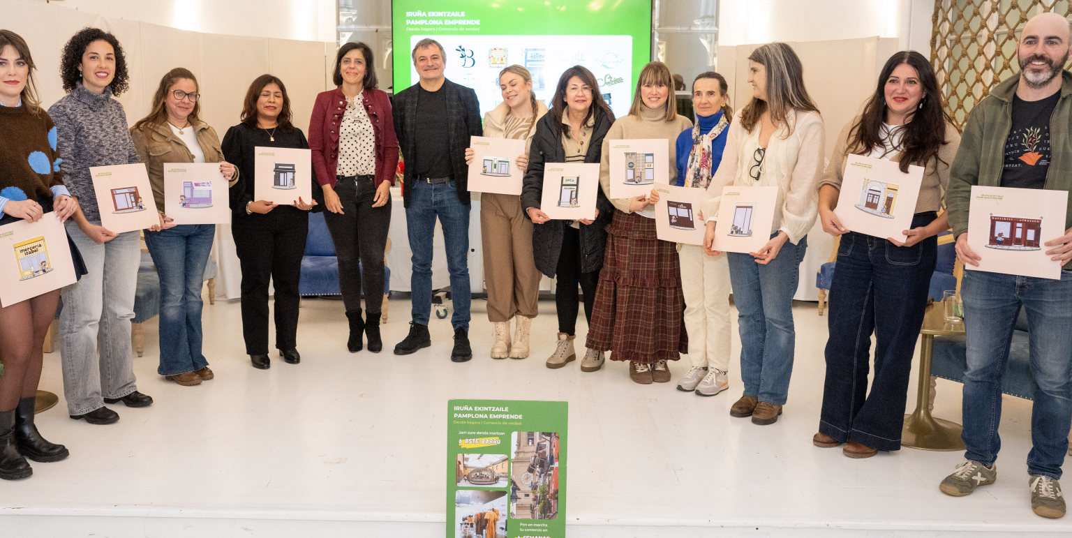 Participantes en el demo day del programa Pamplona Emprende de 2025