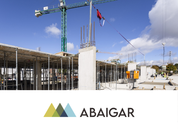 Edificio de Abaigar en construcción