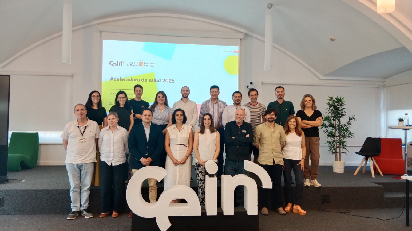 Representantes de CEIN, Gobierno, y de los proyectos seleccionados para participar en la Aceleradora Health 2026