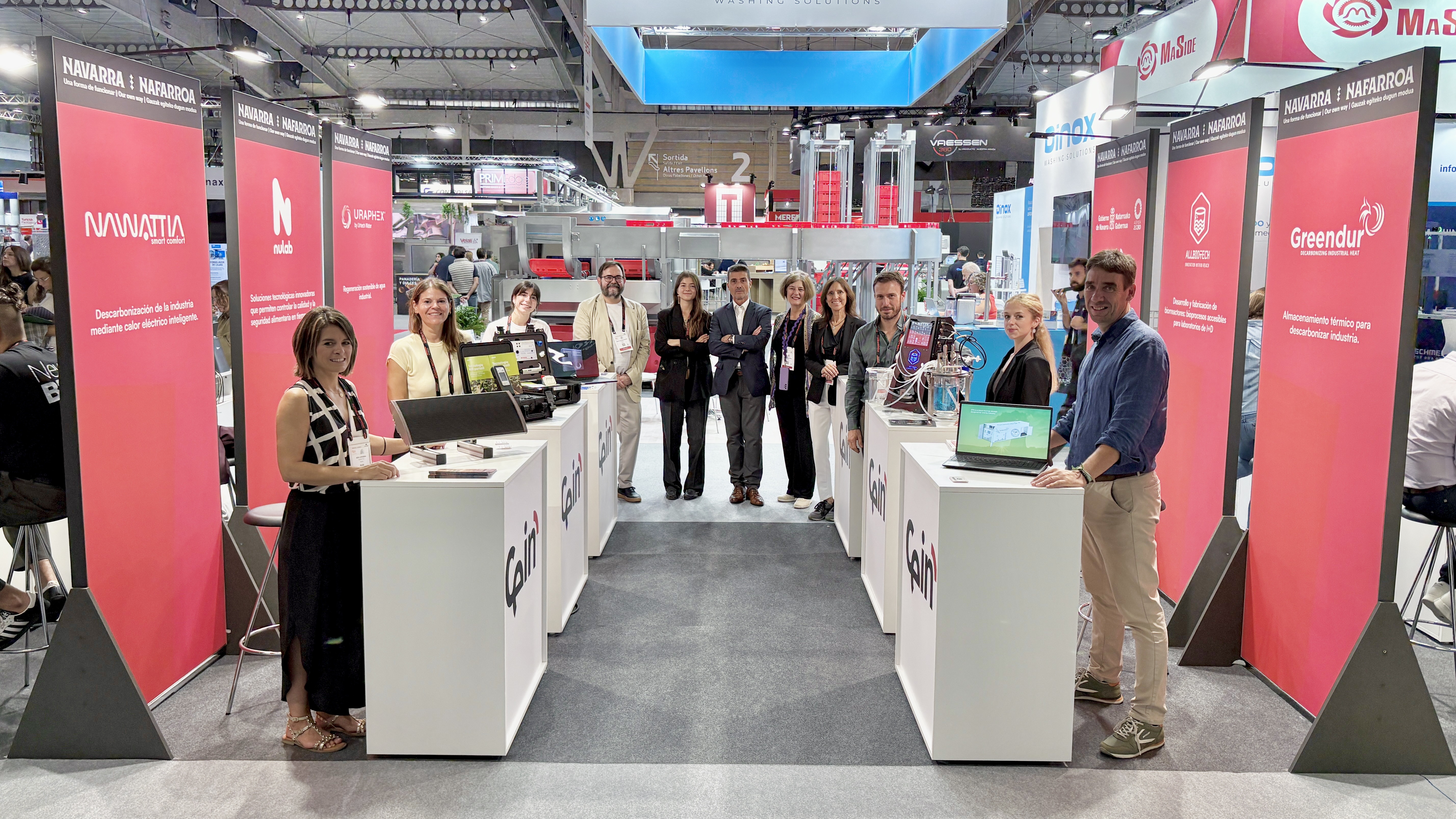 Foto de la expedición Navarra a Alimentaria FoodTech 2026.