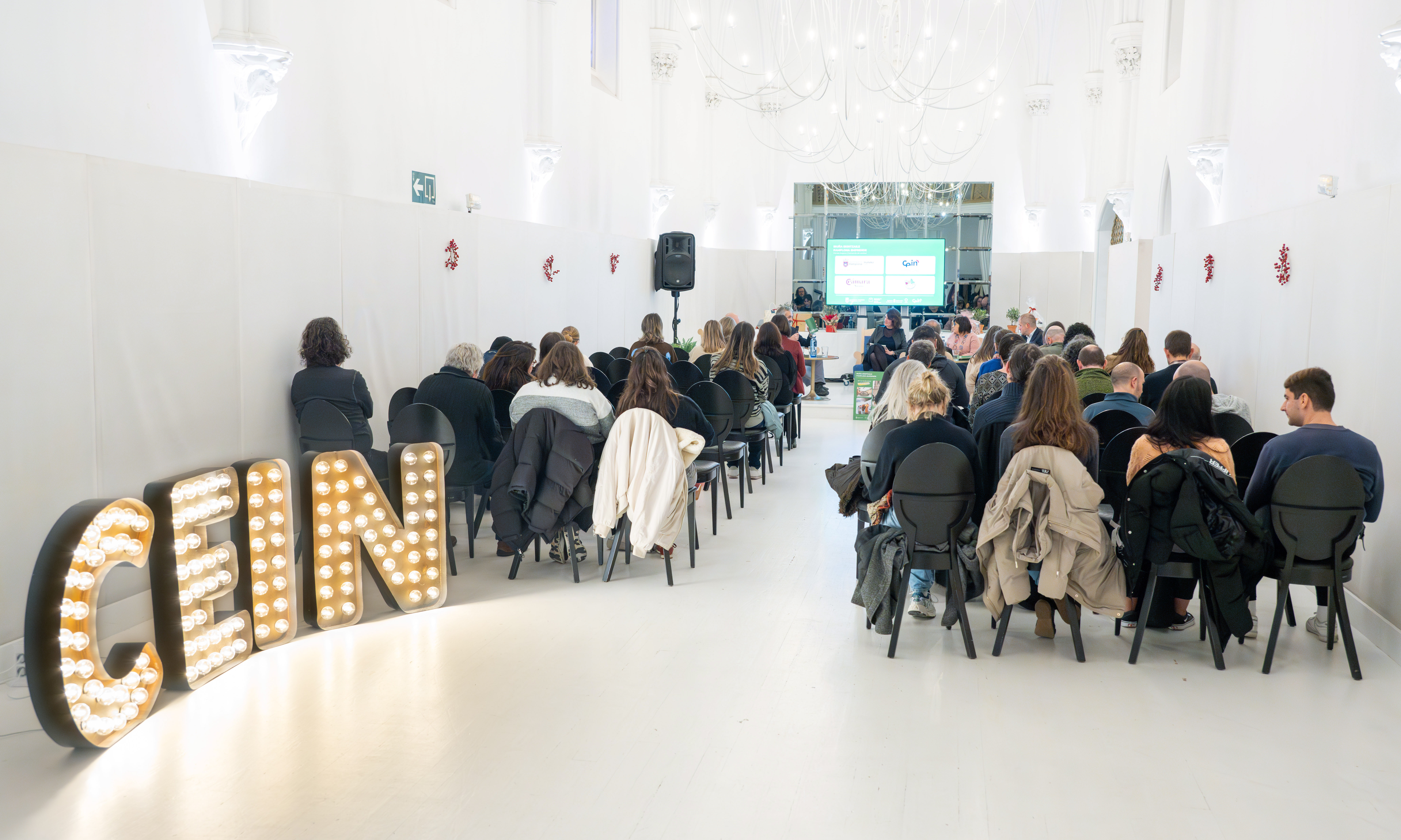 Momento del demo day del programa Pamplona Emprende de 2025