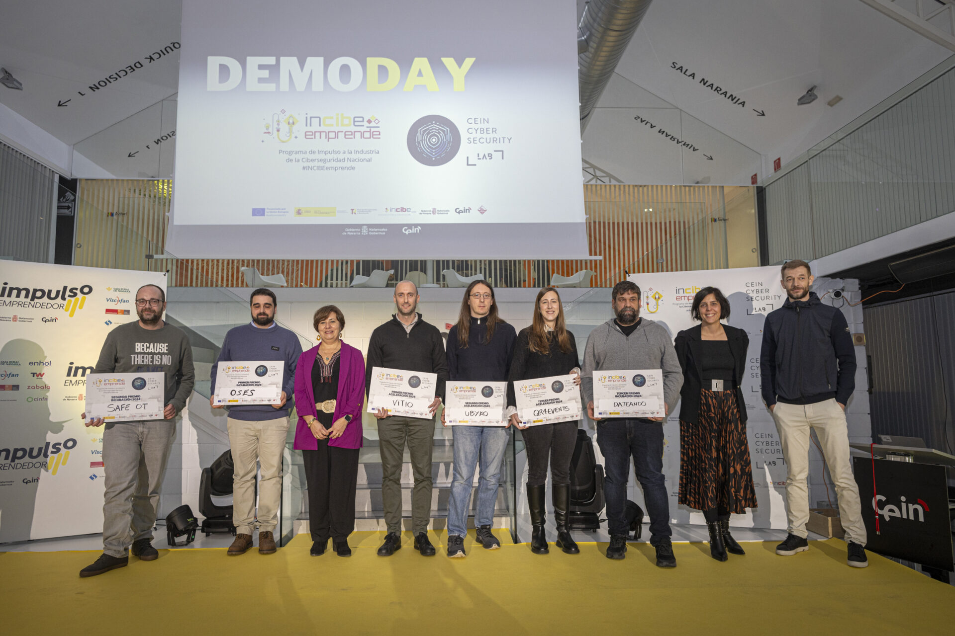 Seis proyectos y startups, reconocidos en el demo day del programa CEIN Cybersecurity Lab