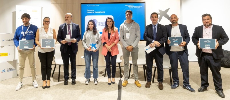 La startup Urtech Water, instalada en el Vivero de Innovación, Premio EmprendeXXI en Navarra
