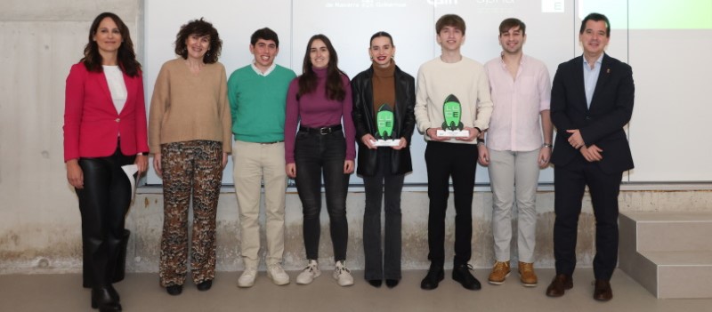 Dos proyectos de emprendimiento tecnológico, premiados por el Gobierno de Navarra y la UPNA