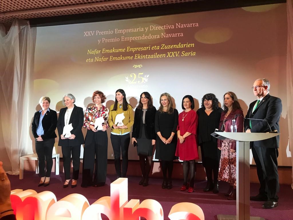 AMEDNA entrega los XXV Premios Empresaria y Directiva Navarra y Premio Emprendedora Navarra 2022 a dos empresas nacidas en el Vivero de CEIN