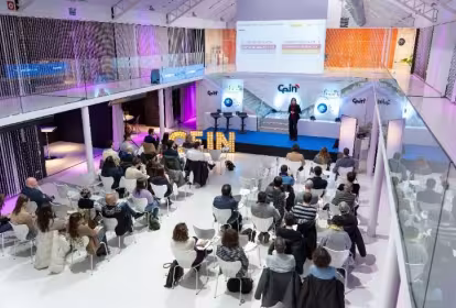 El salon de CEIN durante un acto con emprendedores digitales