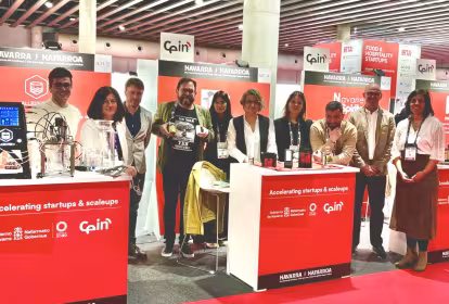 Participantes de CEIN y startups navarras en la feria Alimentaria 2026