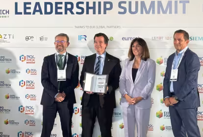 El consejero Irujo recoge el reconocimiento a Navarra como región emprendedora agro en Food 4 Future 2026 