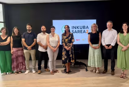 Participantes en la presentación del proyecto transfronterizo Inkuba Sarea 2 del que CEIN es socio
