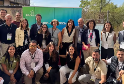 Foto de las personas integrantes de la delegación navarra del evento Euro Agrotech 2026