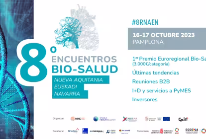 Pamplona acogerá la próxima semana la 8ª edición de los Encuentros de Biosalud Nueva Aquitania-País Vasco-Navarra