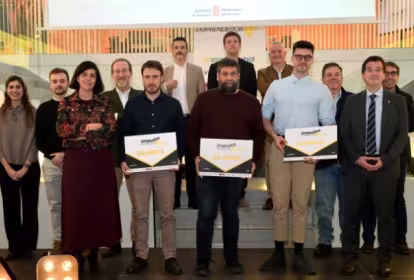 Tres startups reciben los premios de la decimotercera edición del programa "Impulso Emprendedor", promovido por Industria