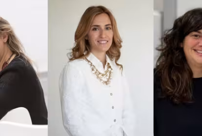 Maite Agüeros (Innoup Farma), Elena Erroba (3P Biopharmaceuticals) y Susana Sánchez (MOA Foodtech), premios Empresaria, Directiva y Emprendedora Navarra 2021